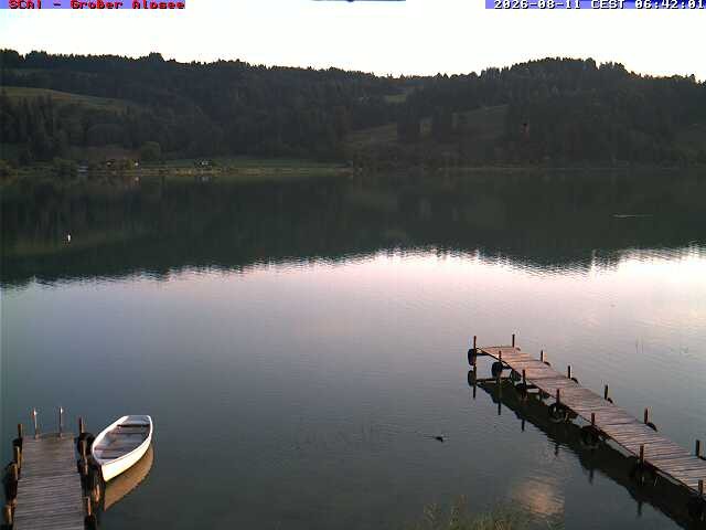 Archiv Foto Webcam Großer Alpsee bei Immenstadt
