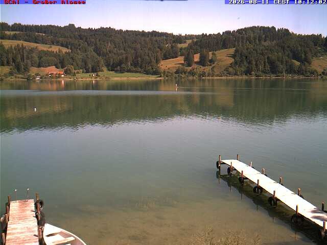 Archiv Foto Webcam Großer Alpsee bei Immenstadt