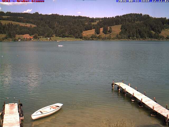 Archiv Foto Webcam Großer Alpsee bei Immenstadt