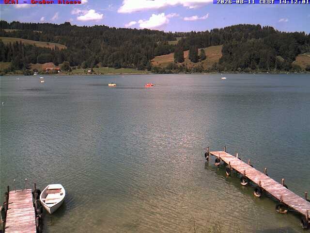Archiv Foto Webcam Großer Alpsee bei Immenstadt
