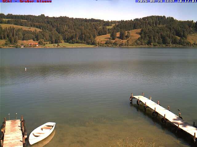 Archiv Foto Webcam Großer Alpsee bei Immenstadt