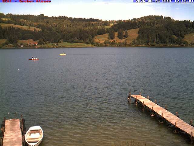 Archiv Foto Webcam Großer Alpsee bei Immenstadt