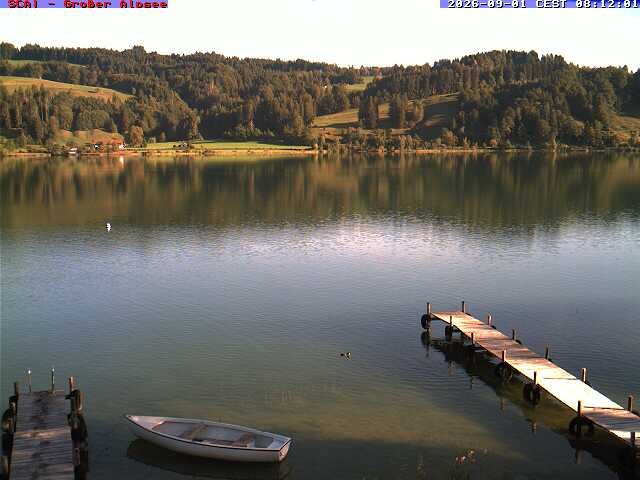 Archiv Foto Webcam Großer Alpsee bei Immenstadt
