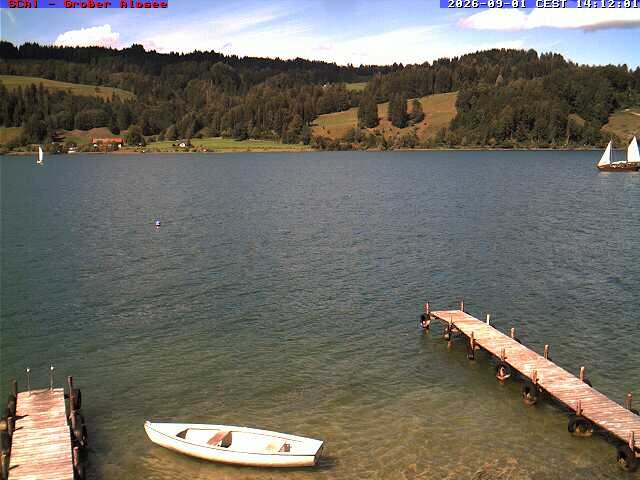 Archiv Foto Webcam Großer Alpsee bei Immenstadt