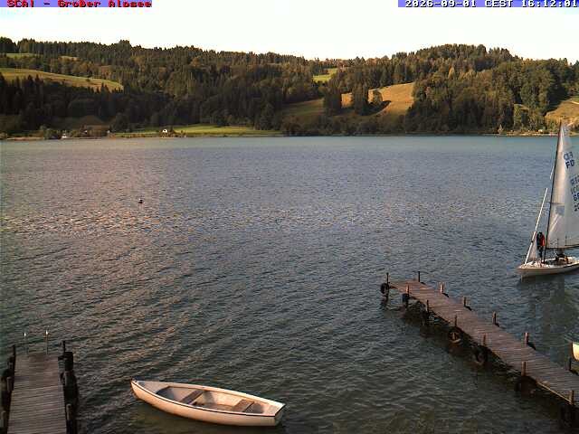 Archiv Foto Webcam Großer Alpsee bei Immenstadt