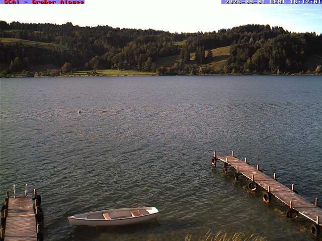Archiv Foto Webcam Großer Alpsee bei Immenstadt