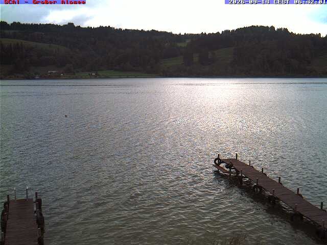 Archiv Foto Webcam Großer Alpsee bei Immenstadt