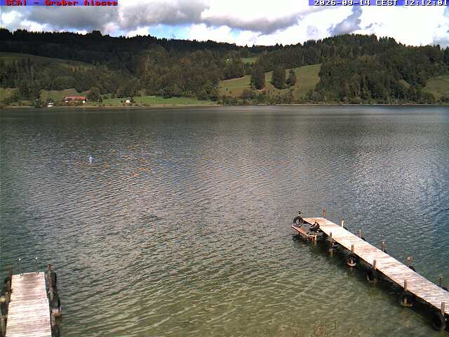 Archiv Foto Webcam Großer Alpsee bei Immenstadt
