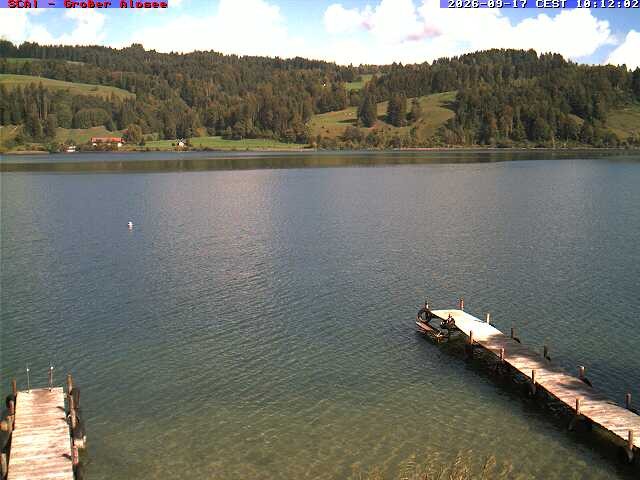 Archiv Foto Webcam Großer Alpsee bei Immenstadt