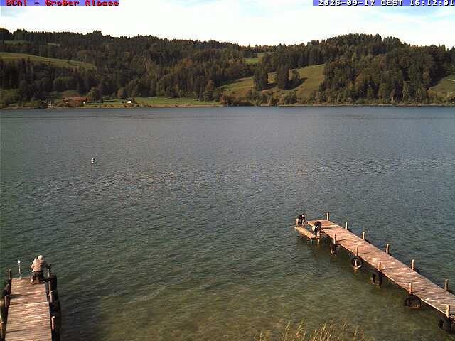 Archiv Foto Webcam Großer Alpsee bei Immenstadt