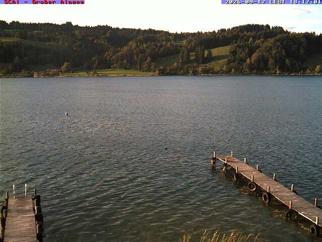 Archiv Foto Webcam Großer Alpsee bei Immenstadt