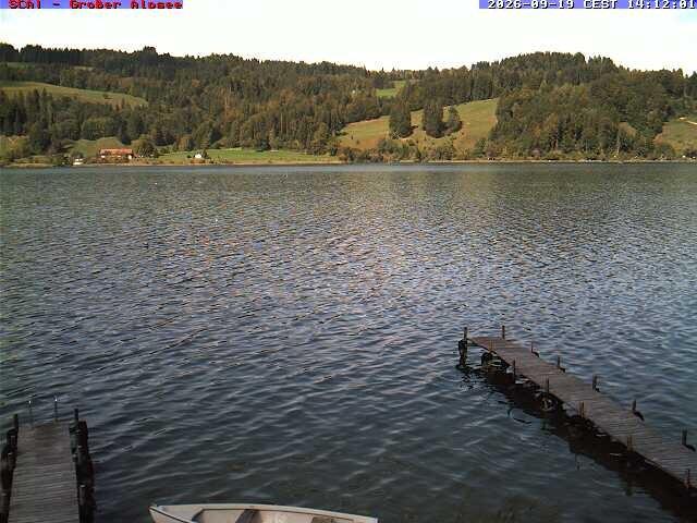 Archived image Webcam Lake "Großer Alpsee"