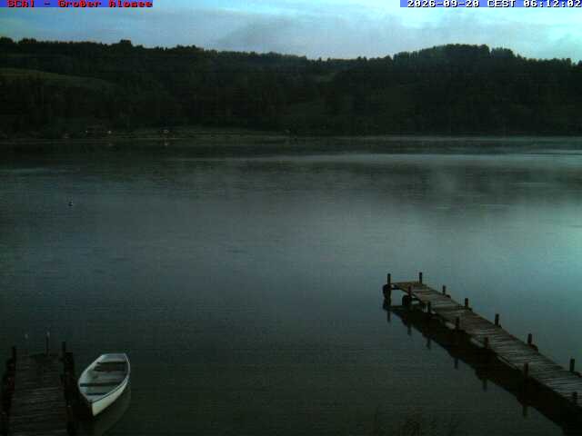 Archived image Webcam Lake "Großer Alpsee"