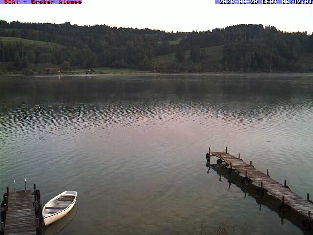 Archived image Webcam Lake "Großer Alpsee"