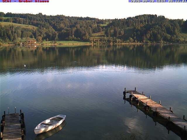 Archived image Webcam Lake "Großer Alpsee"