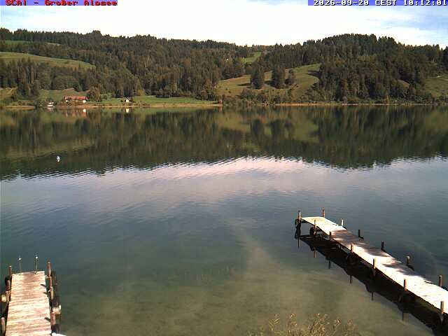 Archived image Webcam Lake "Großer Alpsee"