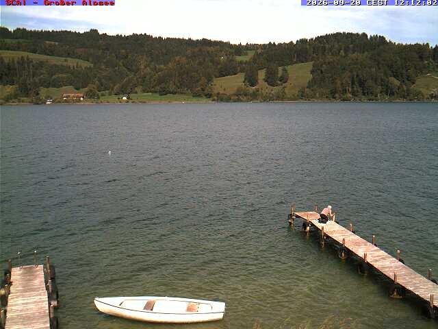 Archived image Webcam Lake "Großer Alpsee"