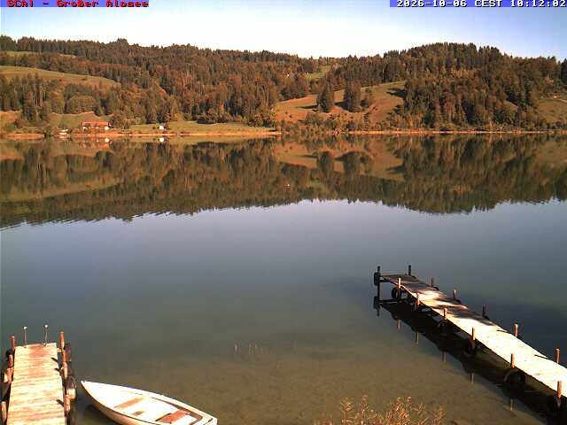 Archiv Foto Webcam Großer Alpsee bei Immenstadt