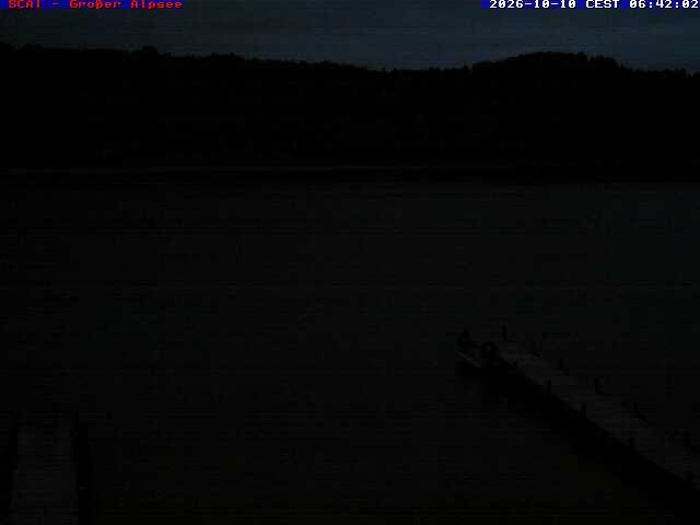 Archived image Webcam Lake "Großer Alpsee"