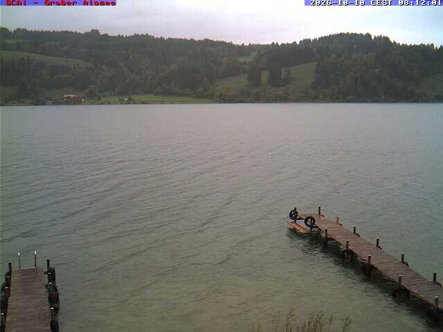 Archived image Webcam Lake "Großer Alpsee"