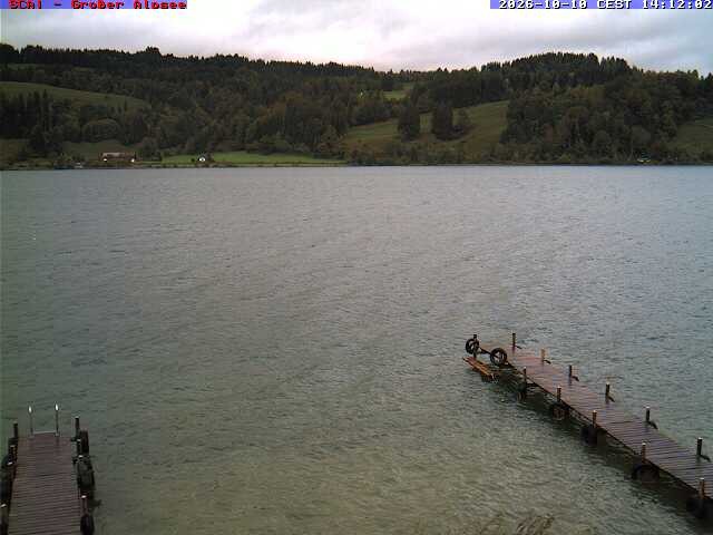 Archived image Webcam Lake "Großer Alpsee"