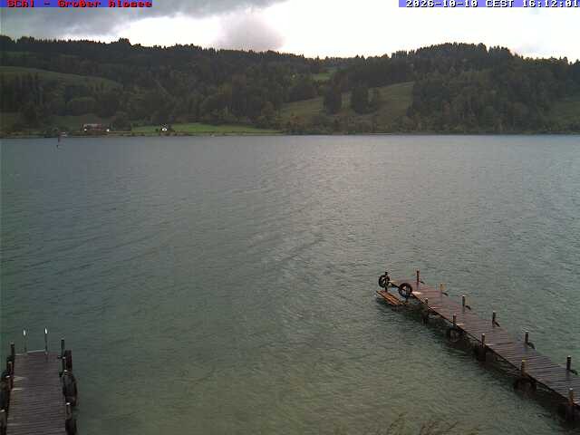 Archived image Webcam Lake "Großer Alpsee"
