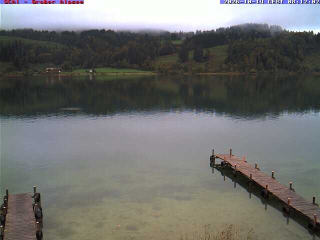 Archived image Webcam Lake "Großer Alpsee"