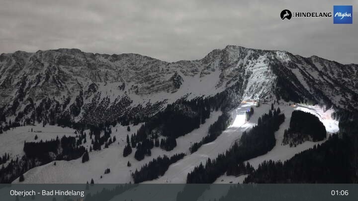 Archiv Foto Webcam Panoramablick von der Bergstation in Oberjoch
