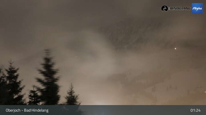 Archiv Foto Webcam Panoramablick von der Bergstation in Oberjoch