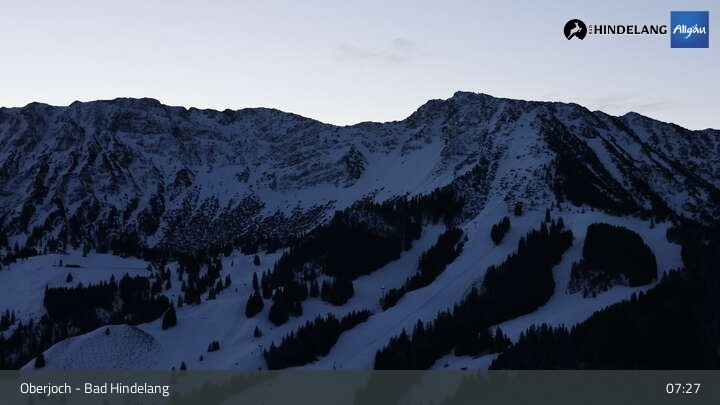 Archived image Webcam Panoramic view of the mountain station Oberjoch
