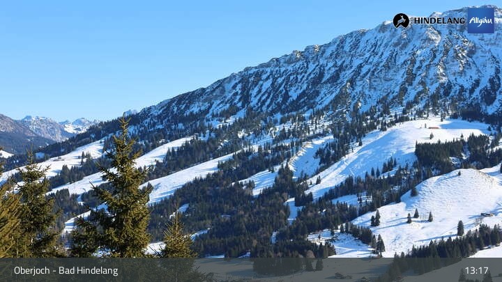 Archiv Foto Webcam Panoramablick von der Bergstation in Oberjoch