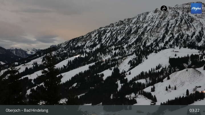 Archiv Foto Webcam Panoramablick von der Bergstation in Oberjoch