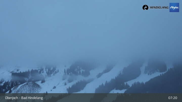 Archiv Foto Webcam Panoramablick von der Bergstation in Oberjoch