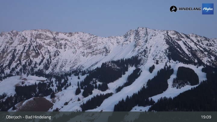 Archiv Foto Webcam Panoramablick von der Bergstation in Oberjoch
