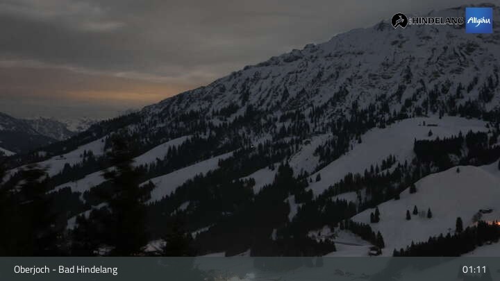 Archiv Foto Webcam Panoramablick von der Bergstation in Oberjoch