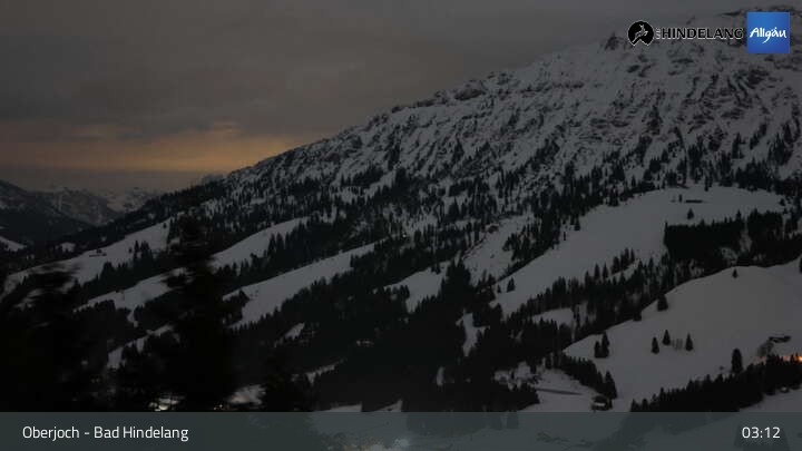 Archiv Foto Webcam Panoramablick von der Bergstation in Oberjoch