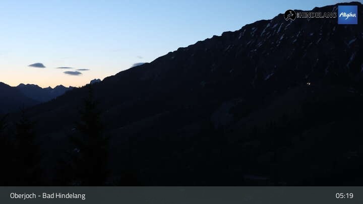 Archiv Foto Webcam Panoramablick von der Bergstation in Oberjoch