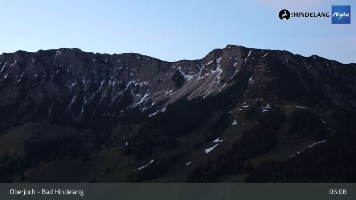 Archiv Foto Webcam Panoramablick von der Bergstation in Oberjoch