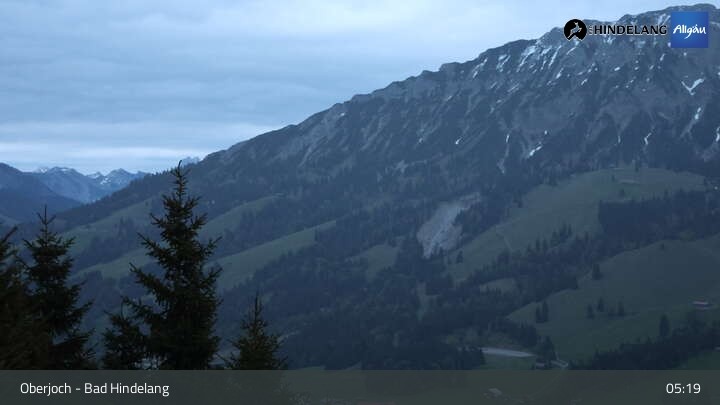 Archiv Foto Webcam Panoramablick von der Bergstation in Oberjoch