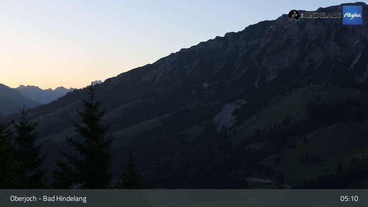 Archiv Foto Webcam Panoramablick von der Bergstation in Oberjoch