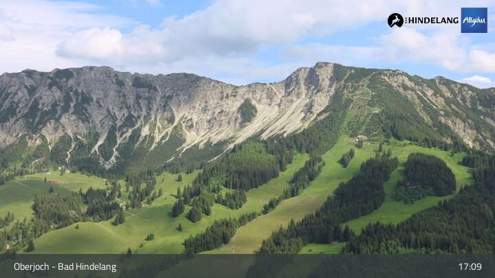 Archiv Foto Webcam Panoramablick von der Bergstation in Oberjoch
