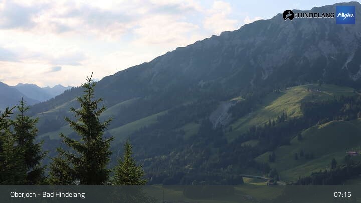 Archiv Foto Webcam Panoramablick von der Bergstation in Oberjoch