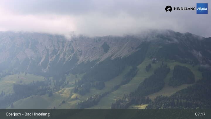 Archiv Foto Webcam Panoramablick von der Bergstation in Oberjoch