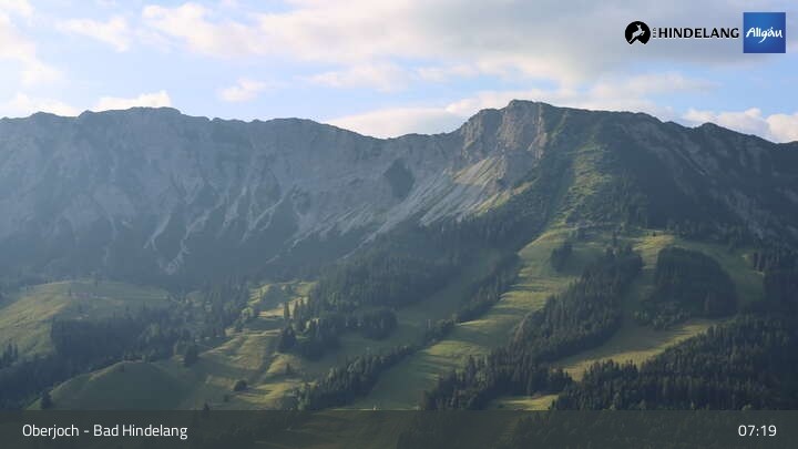 Archiv Foto Webcam Panoramablick von der Bergstation in Oberjoch