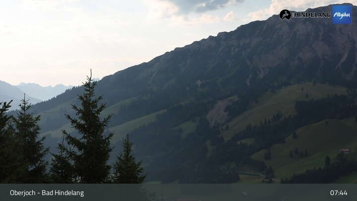 Archiv Foto Webcam Panoramablick von der Bergstation in Oberjoch