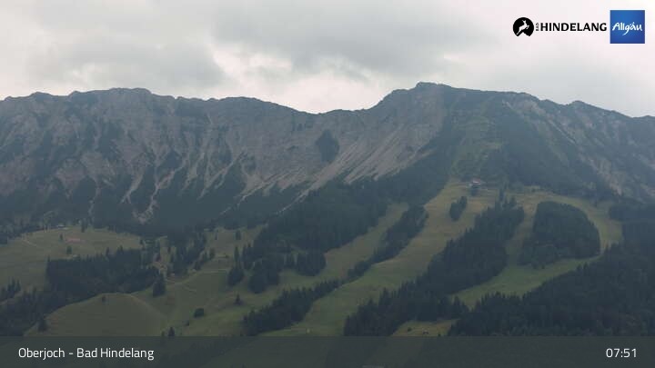 Archiv Foto Webcam Panoramablick von der Bergstation in Oberjoch