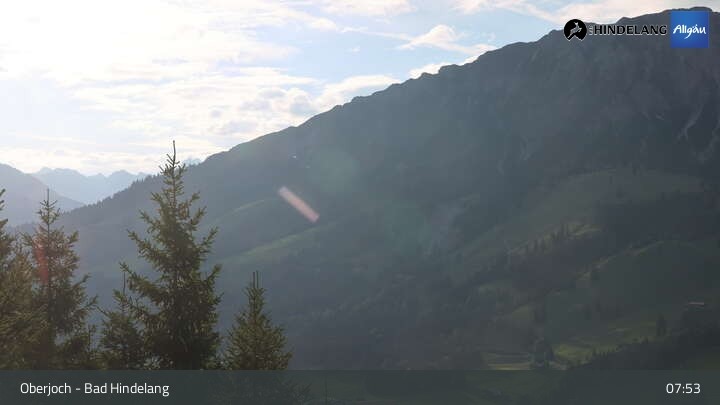Archiv Foto Webcam Panoramablick von der Bergstation in Oberjoch