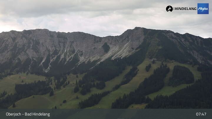 Archiv Foto Webcam Panoramablick von der Bergstation in Oberjoch
