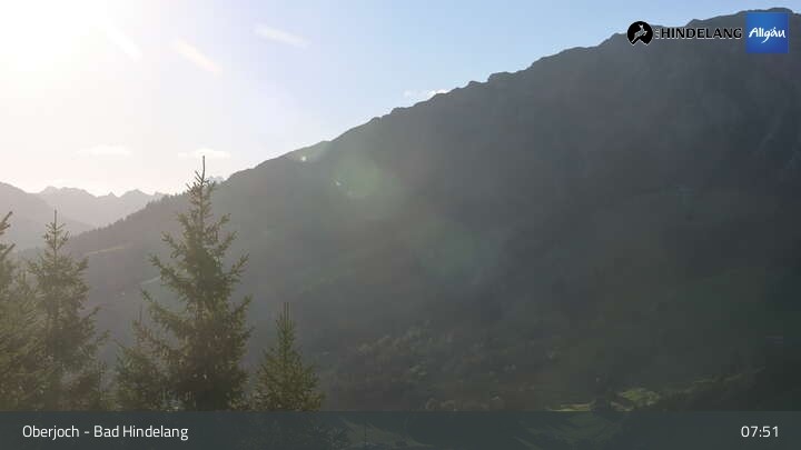 Archiv Foto Webcam Panoramablick von der Bergstation in Oberjoch