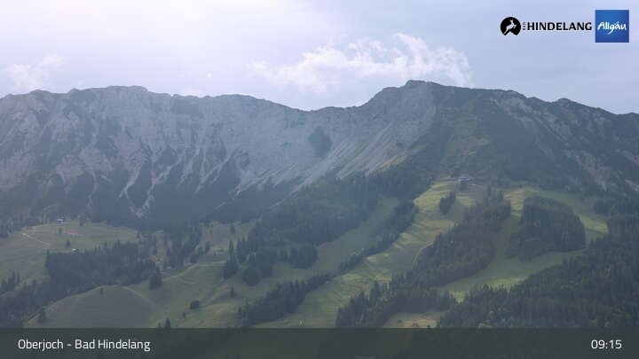 Archiv Foto Webcam Panoramablick von der Bergstation in Oberjoch